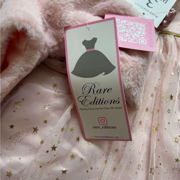 Rare Editions girls formal dress bloomers faux fur shrug 18 months NWT - Picture 5 of 7